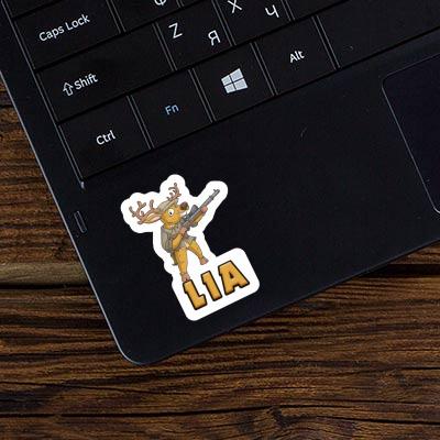 Lia Sticker Jäger Notebook Image