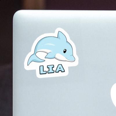 Lia Sticker Dolphin Notebook Image