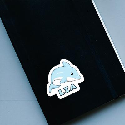 Lia Sticker Dolphin Laptop Image