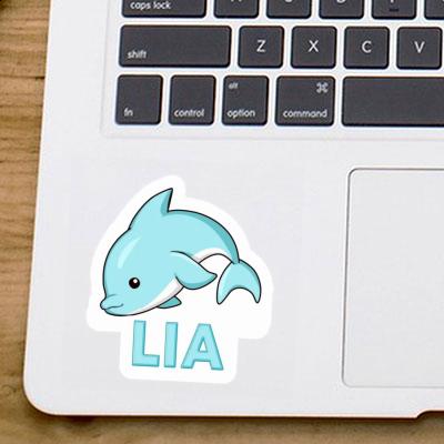 Sticker Dolphin Lia Laptop Image