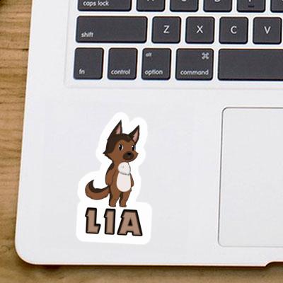 German Sheperd Sticker Lia Laptop Image