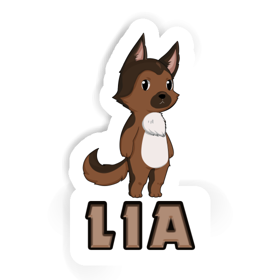 German Sheperd Sticker Lia Notebook Image