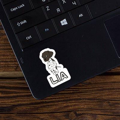 Sticker Lia German Shorthaired Pointer Laptop Image