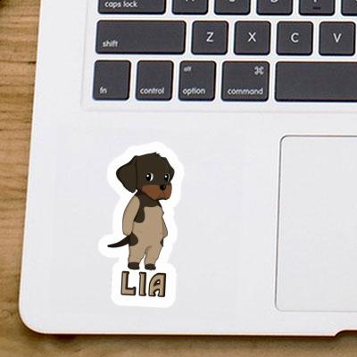 Autocollant Lia Chien d'arrêt allemand à poil du Notebook Image