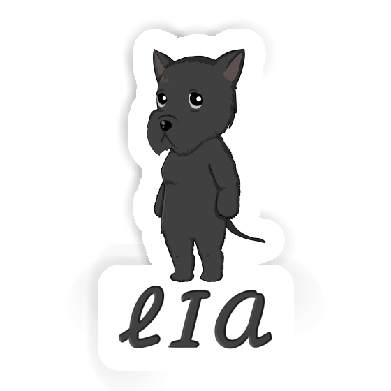 Lia Sticker Giant Schnauzer Laptop Image