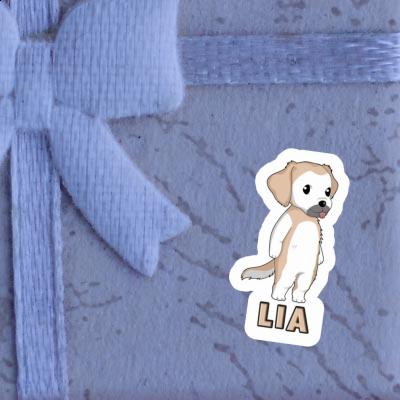 Golden Retriever Sticker Lia Laptop Image