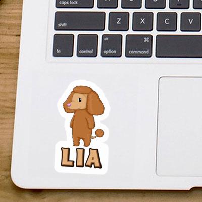 Lia Sticker Poodle Notebook Image