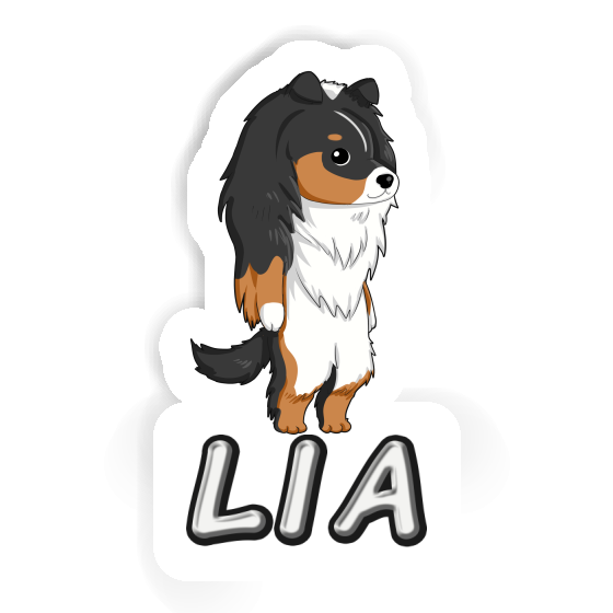 Lia Sticker Shetland Sheepdog Notebook Image