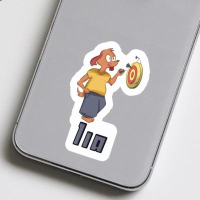 Sticker Lia Darts Player Laptop Image