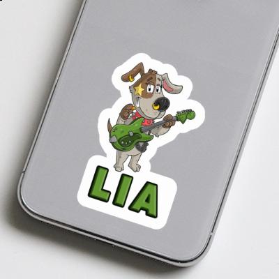 Sticker Lia Guitarist Notebook Image