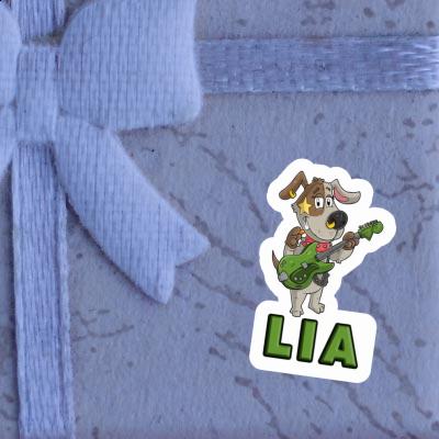 Sticker Lia Guitarist Notebook Image