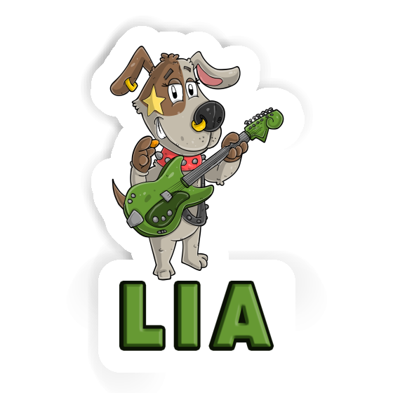 Sticker Lia Guitarist Laptop Image