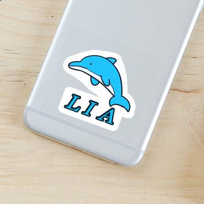 Lia Sticker Dolphin Laptop Image