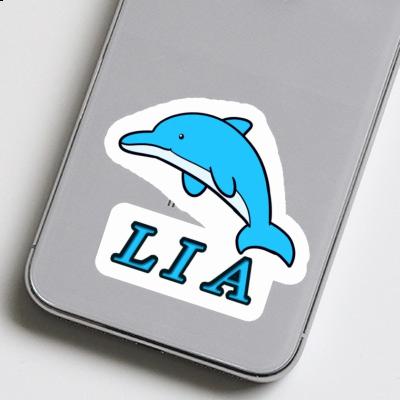 Lia Sticker Dolphin Notebook Image