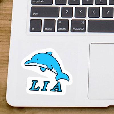 Lia Sticker Dolphin Laptop Image