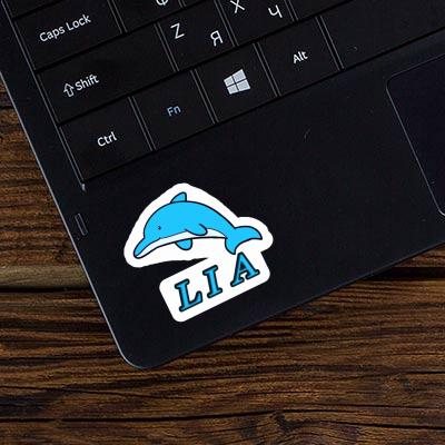 Lia Sticker Dolphin Notebook Image