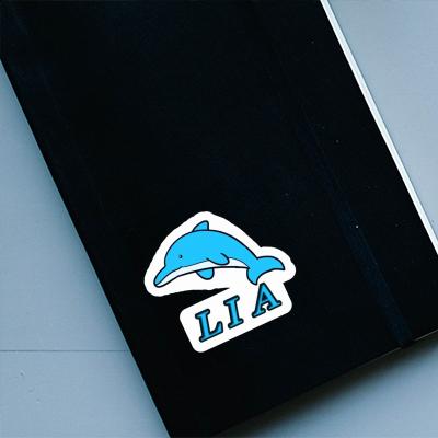 Lia Sticker Dolphin Notebook Image