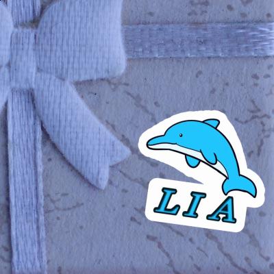 Lia Sticker Dolphin Laptop Image