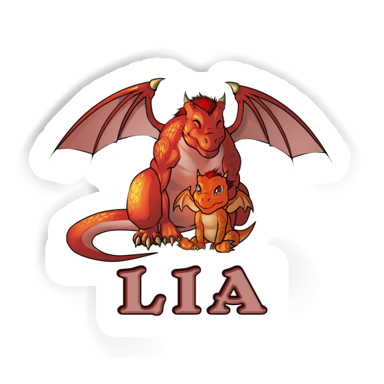 Aufkleber Lia Drache Notebook Image