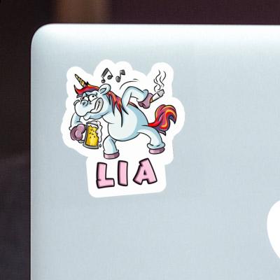 Einhorn Aufkleber Lia Laptop Image