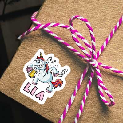 Lia Sticker Party Unicorn Notebook Image