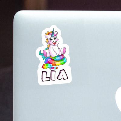 Lia Sticker Baby Einhorn Laptop Image