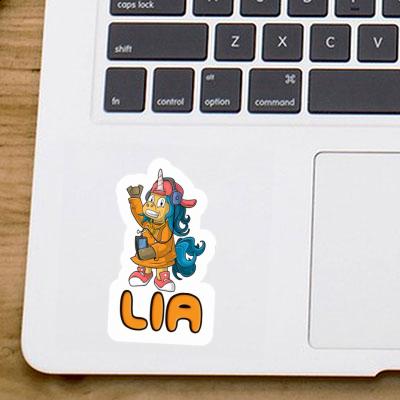 Sticker Lia Hip-Hop Einhorn Laptop Image