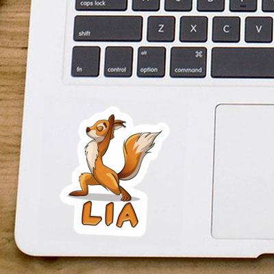 Lia Sticker Yoga Squirrel Notebook Image