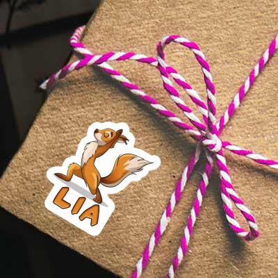 Lia Sticker Yoga Squirrel Gift package Image