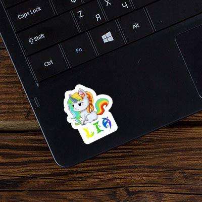 Licorne Autocollant Lia Laptop Image