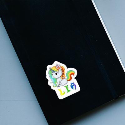 Unicorn Sticker Lia Laptop Image