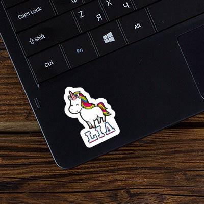 Unicorn Sticker Lia Laptop Image