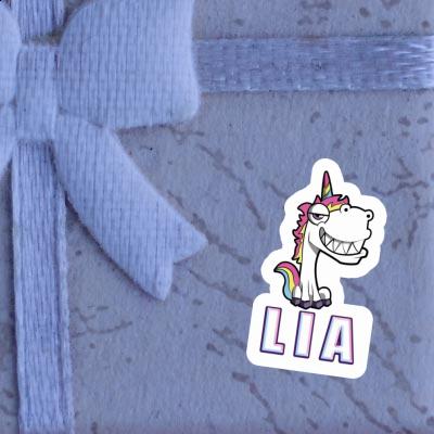 Lia Sticker Grinning Unicorn Gift package Image