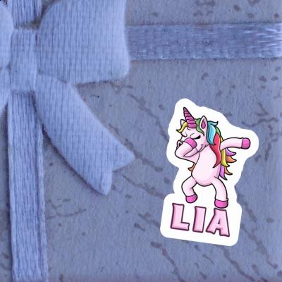 Lia Sticker Dabbing Unicorn Notebook Image