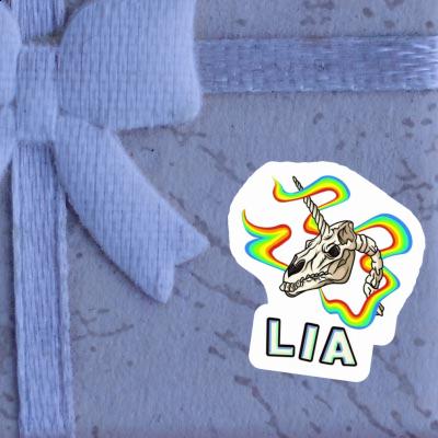 Lia Sticker Unicorn Skull Gift package Image