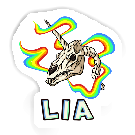 Lia Sticker Unicorn Skull Gift package Image