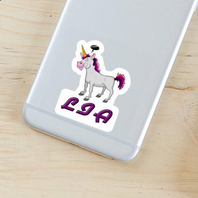 Autocollant Lia Licorne Laptop Image