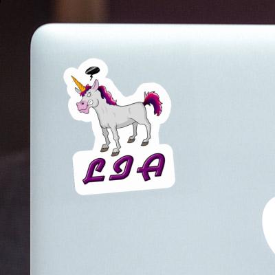 Sticker Lia Unicorn Notebook Image