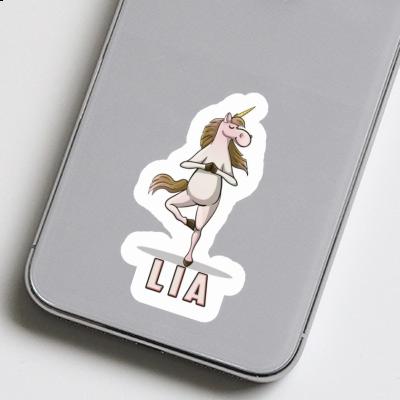 Einhorn Aufkleber Lia Laptop Image