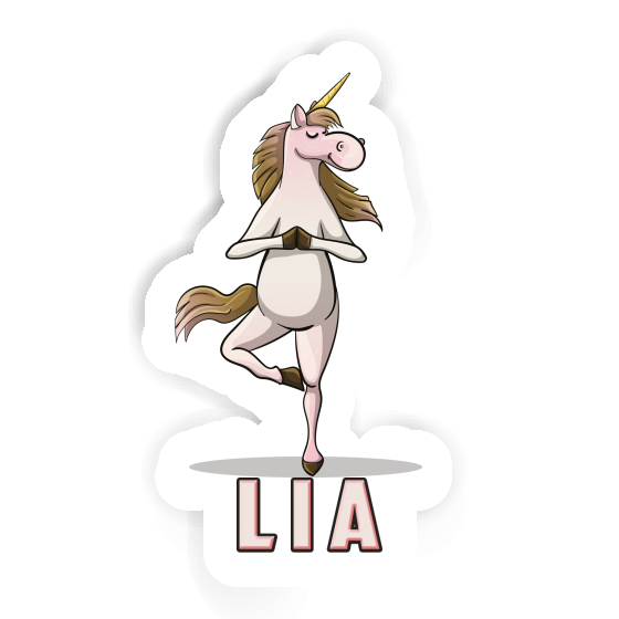 Einhorn Aufkleber Lia Image