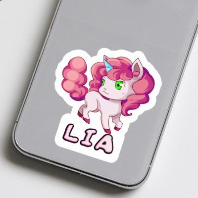 Einhorn Aufkleber Lia Laptop Image