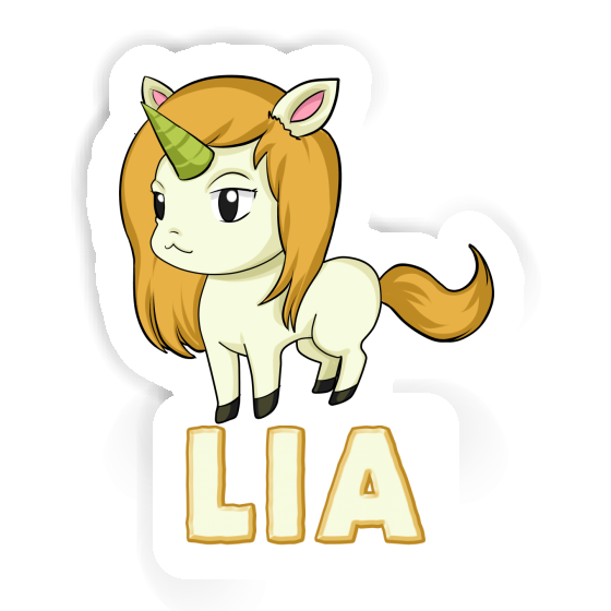 Sticker Unicorn Lia Laptop Image