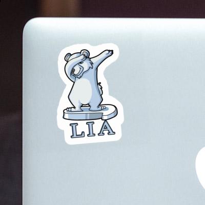 Sticker Polar Bear Lia Gift package Image