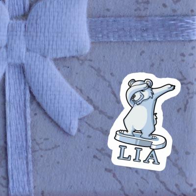 Sticker Polar Bear Lia Gift package Image