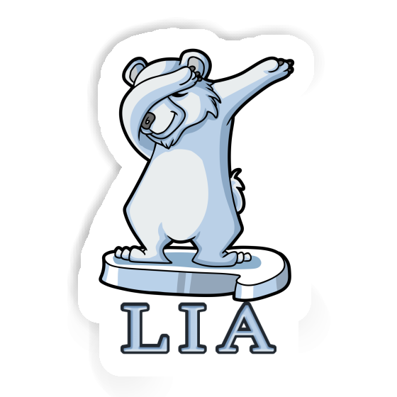 Sticker Polar Bear Lia Gift package Image