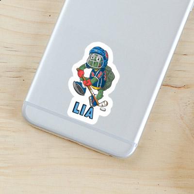 Eishockeyspieler Sticker Lia Notebook Image