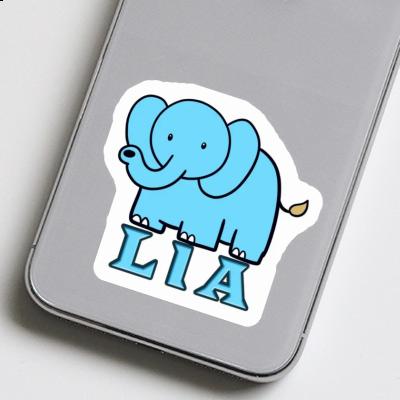 Sticker Elephant Lia Laptop Image