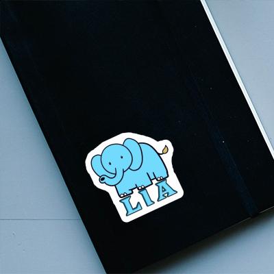 Sticker Elephant Lia Image