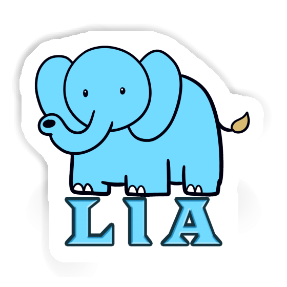 Sticker Elephant Lia Notebook Image