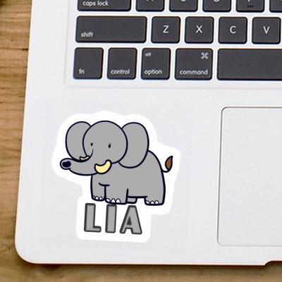 Éléphant Autocollant Lia Laptop Image